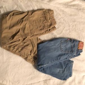 2 pair of size 5 boys pants
